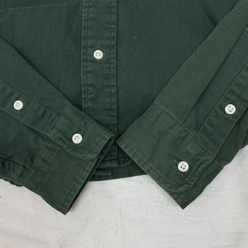 ポロバイラルフローレン Polo by RALPH LAUREN シャツ、ブラウス 長袖 80年代 ビンテージ 緑タグ 長袖 ボタンダウン シャツ 80s VINTAGE L 緑 / グリーン / green レディース USED 古着 中古 50153875