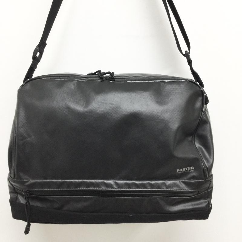 ポーター PORTER ショルダーバッグ ショルダーバッグ porter 止水ジップ　ショルダー - 無地 黒 / ブラック / black メンズ USED 古着 中古 50153890