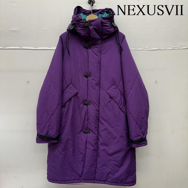 ネクサスセブン NEXUSVII ジャケット、上着 ジャンパー、ブルゾン OMEGA JACKET 中綿 フード ロング ジャケット LEVEL7 MLA-NTC-JOC 38 紫 / パープル / purple メンズ USED 古着 中古 50153891