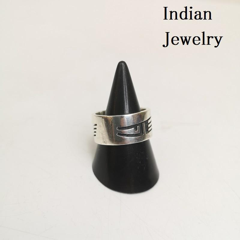 インディアンジュエリー Indian Jewelry アクセサリー 指輪 DR 刻印 オーバーレイ シルバー リング 16号 - 銀 / シルバー / silver color メンズ USED 古着 中古 50153905