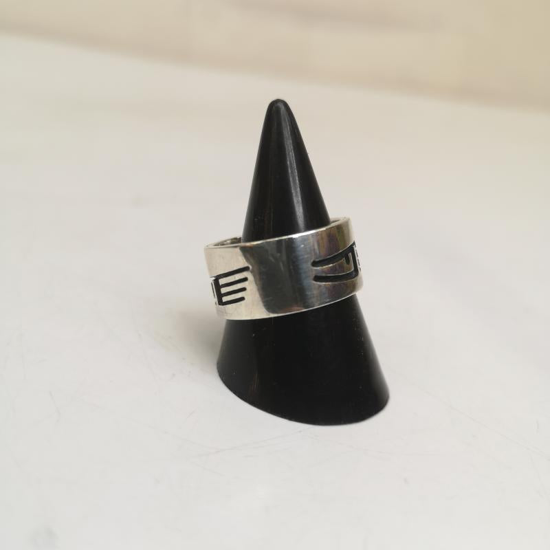 インディアンジュエリー Indian Jewelry アクセサリー 指輪 DR 刻印 オーバーレイ シルバー リング 16号 - 銀 / シルバー / silver color メンズ USED 古着 中古 50153905