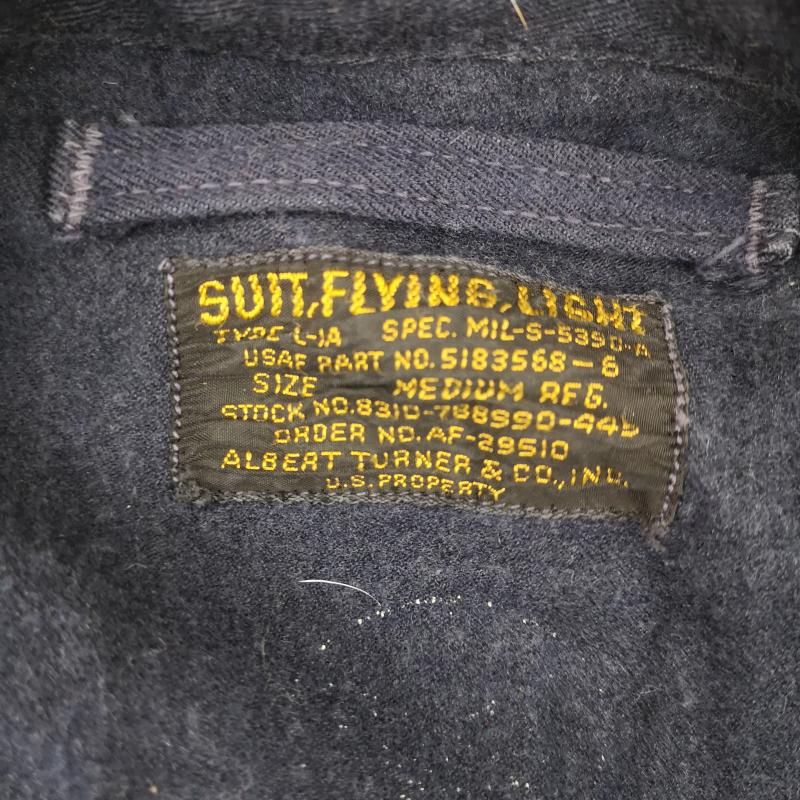 ヴィンテージ VINTAGE サロペット・オーバーオール サロペット、オーバーオール 50s USAF L-1A FLIGHT SUIT アメリカ空軍 ジャンプスーツ ツナギ オールインワン M 紺 / ネイビー / navy メンズ USED 古着 中古 50153913