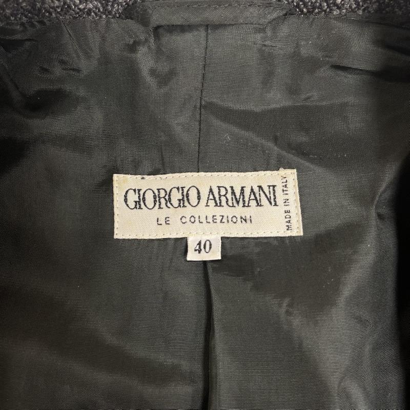 ジョルジオアルマーニ GIORGIO ARMANI ジャケット、上着 ジャケット、ブレザー ハウンド トゥース テーラード ジャケット 40 灰 / グレー / gray メンズ USED 古着 中古 50153919