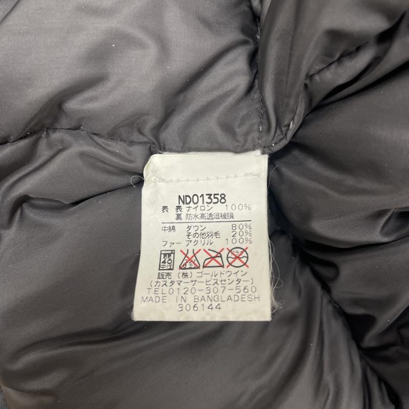 ザノースフェイス THE NORTH FACE ジャケット、上着 ダウンジャケット MCMURDO PARKA ダウン ジャケット nd01358 黒 / ブラック / black メンズ USED 古着 中古 50153920