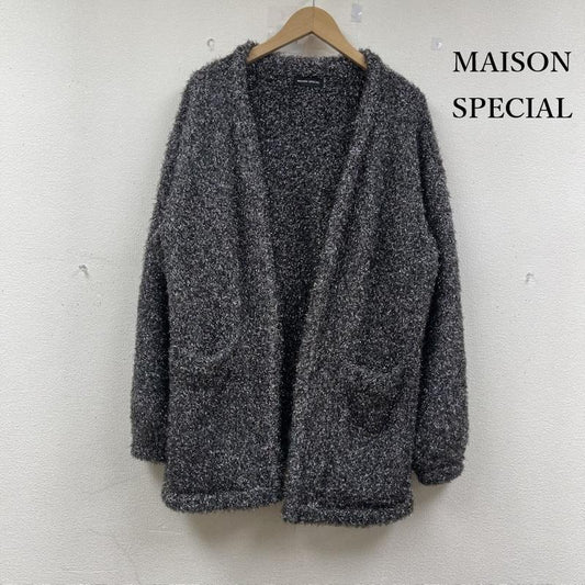 メゾンスペシャル MAISON SPECIAL カーディガン 長袖 メタリック ヤーン カーディガン 21221415104 M 灰 / グレー / gray レディース USED 古着 中古 50153921