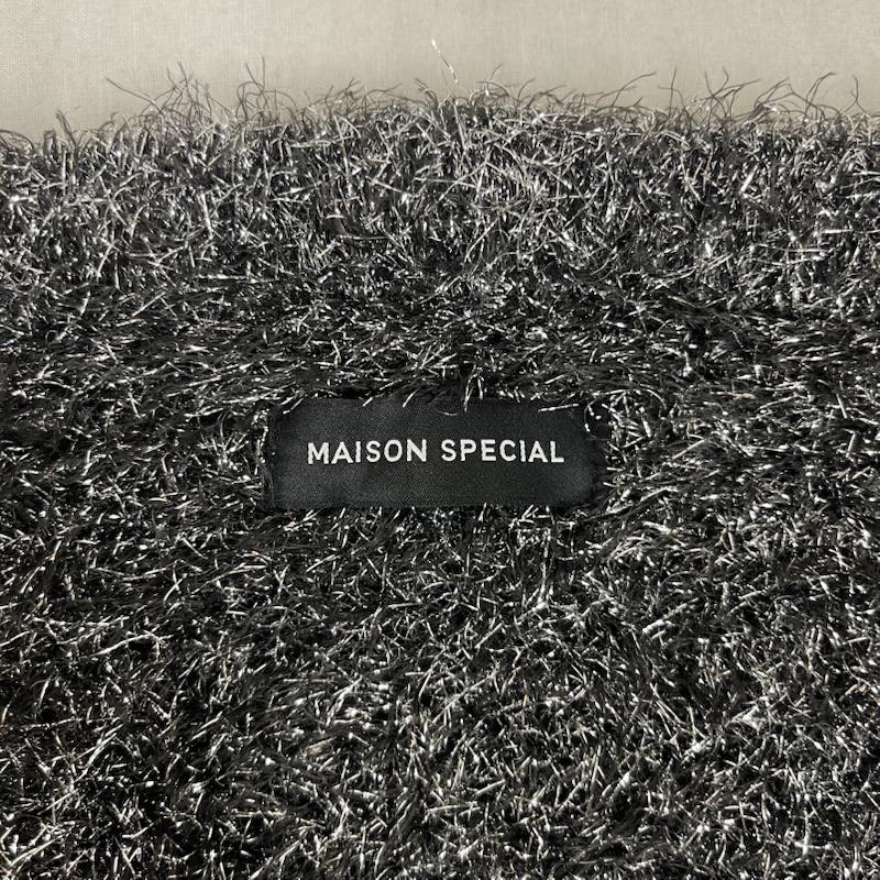 メゾンスペシャル MAISON SPECIAL カーディガン 長袖 メタリック ヤーン カーディガン 21221415104 M 灰 / グレー / gray レディース USED 古着 中古 50153921