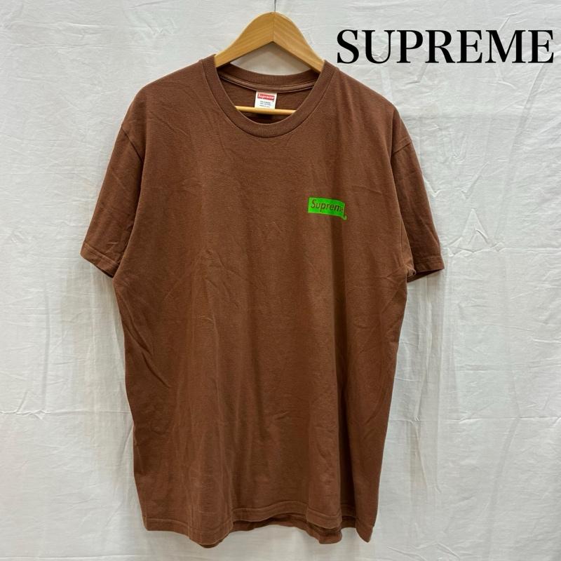 シュプリーム Supreme Tシャツ 半袖 20AW No More Shit Tee ノー モア シット Tシャツ L ロゴ、文字 X プリント 茶 / ブラウン / brown メンズ USED 古着 中古 50153926