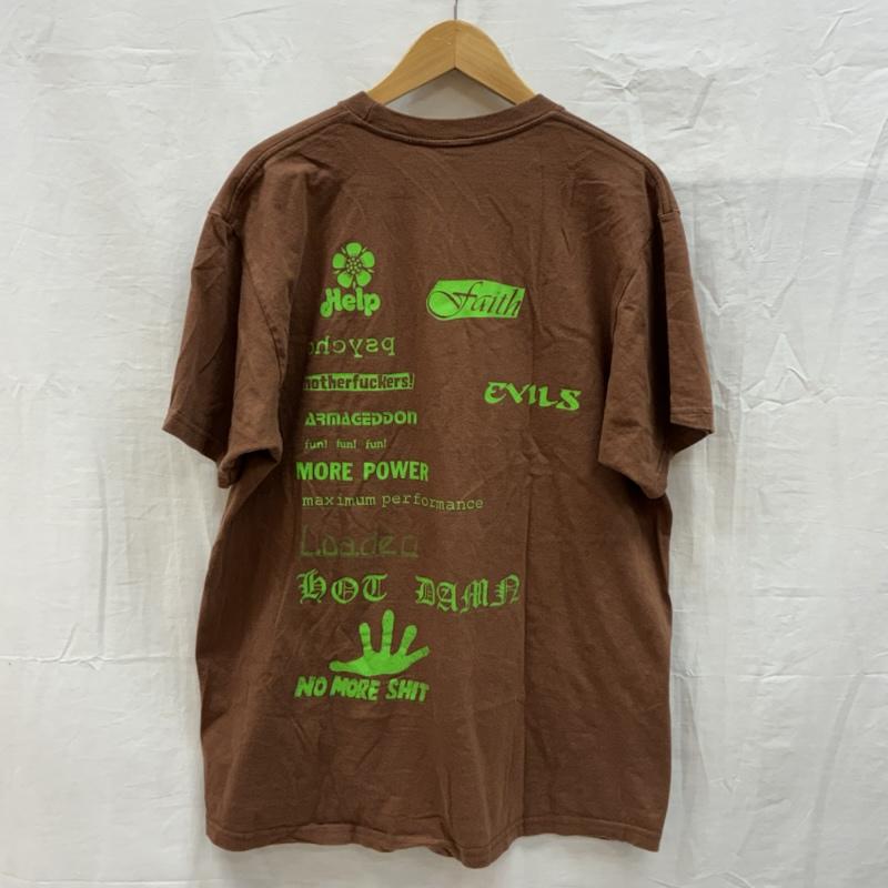 シュプリーム Supreme Tシャツ 半袖 20AW No More Shit Tee ノー モア シット Tシャツ L ロゴ、文字 X プリント 茶 / ブラウン / brown メンズ USED 古着 中古 50153926