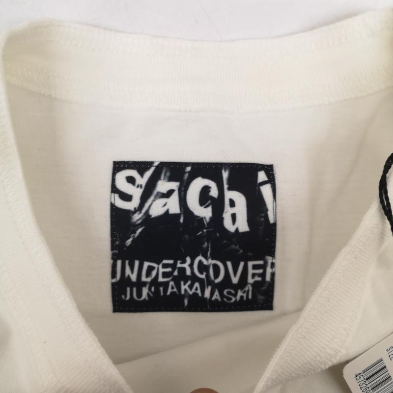 アンダーカバー UNDERCOVER Tシャツ 半袖 17ss sacai アップル プリント Tシャツ 17-03784 3 白 / ホワイト / white メンズ USED 古着 中古 50153933