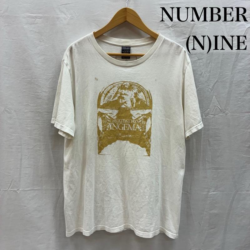 ナンバーナイン NUMBER (N)INE Tシャツ 半袖 00s プリント Tシャツ アーカイブ 3 プリント 白 / ホワイト / white メンズ USED 古着 中古 50153945