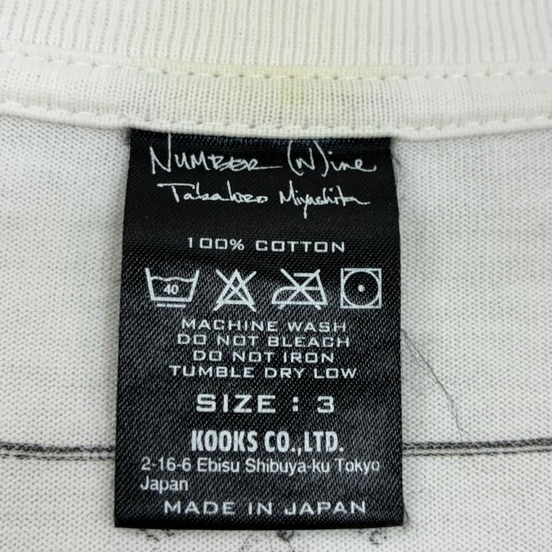 ナンバーナイン NUMBER (N)INE Tシャツ 半袖 00s プリント Tシャツ アーカイブ 3 プリント 白 / ホワイト / white メンズ USED 古着 中古 50153945