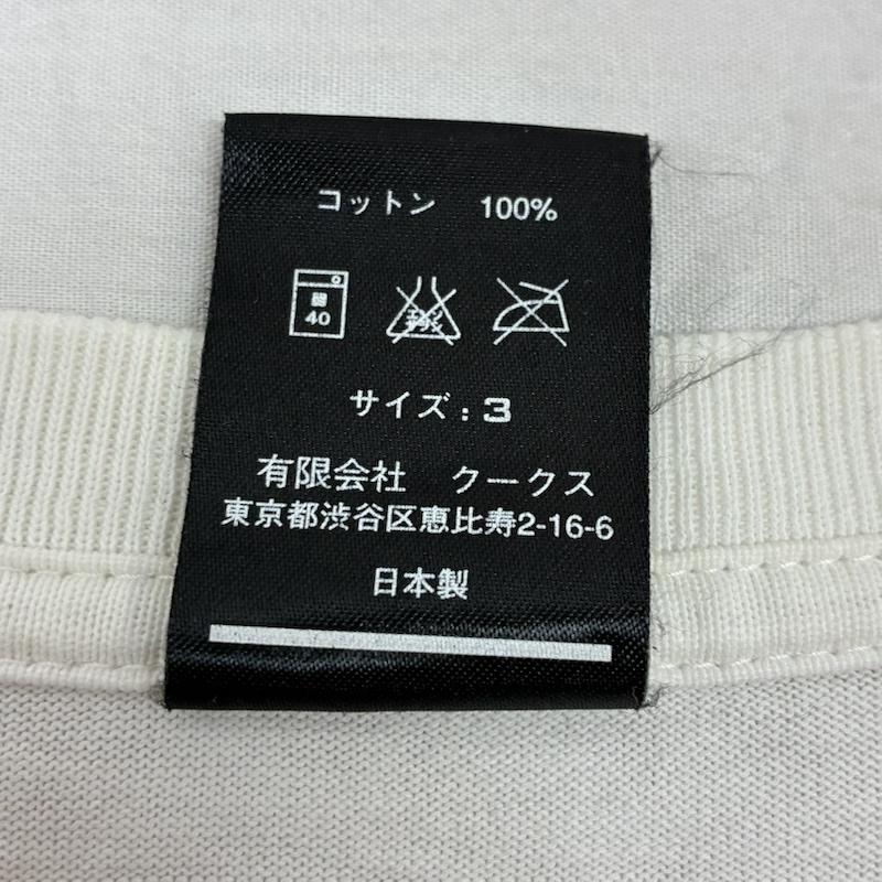 ナンバーナイン NUMBER (N)INE Tシャツ 半袖 00s プリント Tシャツ アーカイブ 3 プリント 白 / ホワイト / white メンズ USED 古着 中古 50153945
