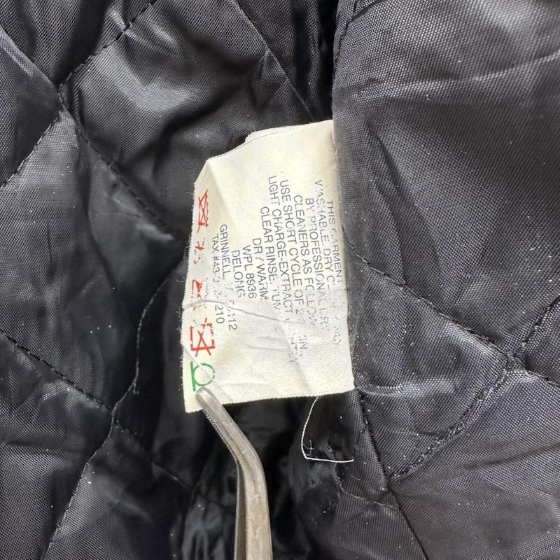 デロング DELONG ジャケット、上着 ジャンパー、ブルゾン 90s Raiders ウール スタジャン XS 黒 / ブラック / black メンズ USED 古着 中古 50153949