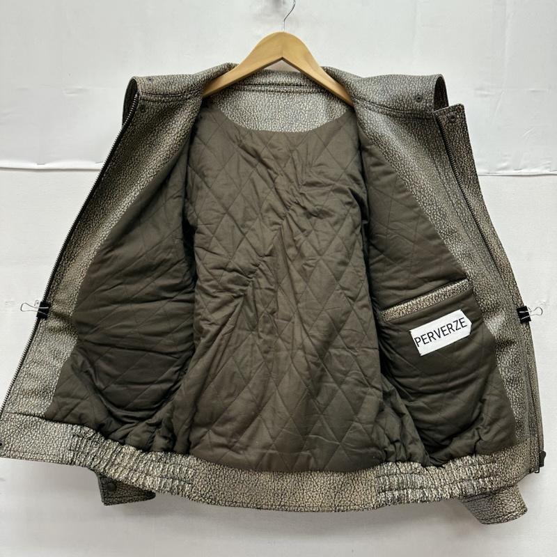 パーバーズ PERVERZE ジャケット、上着 レザージャケット フェイク レザー セーラー ジャケット - ベージュ / ベージュ / beige レディース USED 古着 中古 50153966