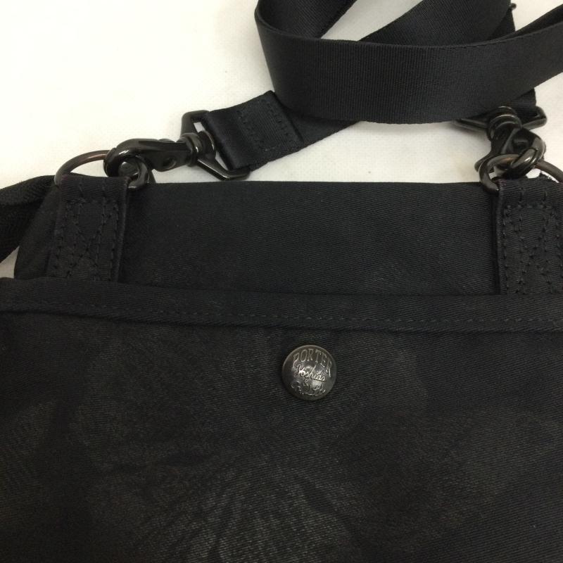 ポーター PORTER ショルダーバッグ ショルダーバッグ ALOHA PORTER アロハポーター　ミニショルダーバッグ　ハイビスカス柄　サコッシュ - 総柄 黒 / ブラック / black メンズ USED 古着 中古 50153969