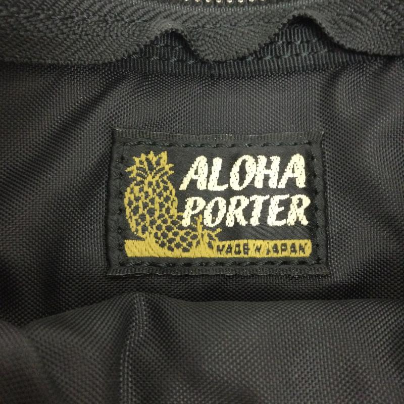 ポーター PORTER ショルダーバッグ ショルダーバッグ ALOHA PORTER アロハポーター　ミニショルダーバッグ　ハイビスカス柄　サコッシュ - 総柄 黒 / ブラック / black メンズ USED 古着 中古 50153969