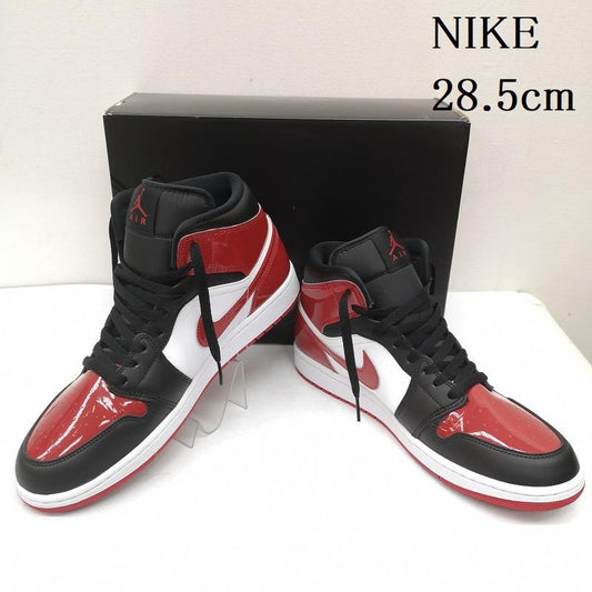 ナイキ NIKE スニーカー スニーカー AIR JORDAN エアジョーダン 1 MID SE HV4091-006 28.5cm 黒 / ブラック / black X 白 / ホワイト / white X 赤 / レッド / red メンズ USED 古着 中古 50153991