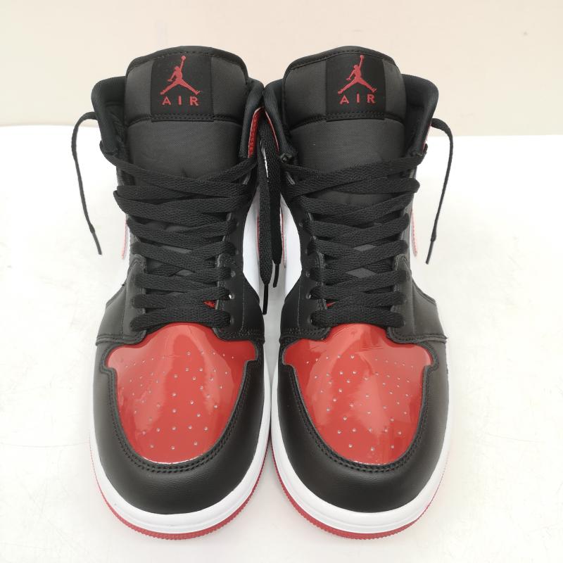 ナイキ NIKE スニーカー スニーカー AIR JORDAN エアジョーダン 1 MID SE HV4091-006 28.5cm 黒 / ブラック / black X 白 / ホワイト / white X 赤 / レッド / red メンズ USED 古着 中古 50153991