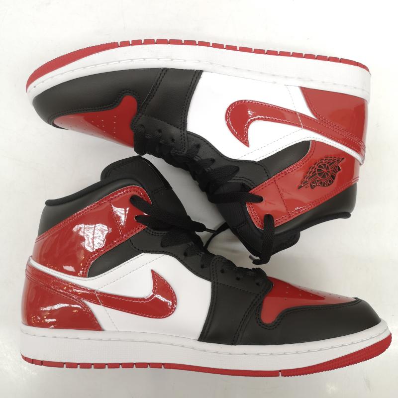 ナイキ NIKE スニーカー スニーカー AIR JORDAN エアジョーダン 1 MID SE HV4091-006 28.5cm 黒 / ブラック / black X 白 / ホワイト / white X 赤 / レッド / red メンズ USED 古着 中古 50153991