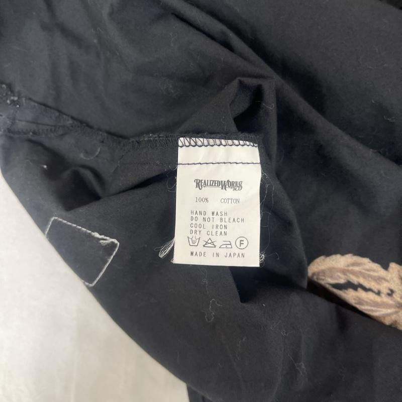 クライミー CRIMIE シャツ、ブラウス 半袖 マリア プリント ワッペン ワーク コットン シャツ M 黒 / ブラック / black メンズ USED 古着 中古 50154025