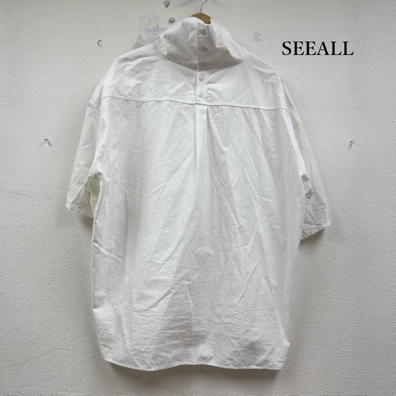 古着 USED シャツ、ブラウス 半袖 SEEALL 25ss Fencing S/S Shirts プルオーバー 半袖 シャツ 46 白 / ホワイト / white メンズ USED 古着 中古 50154027