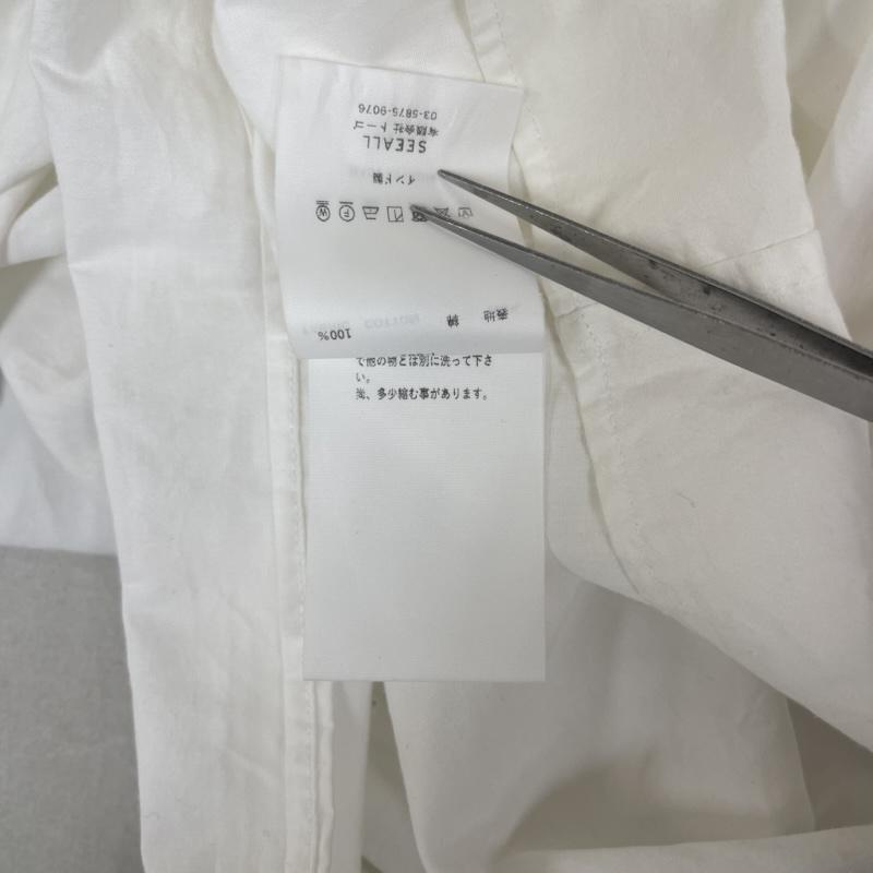 古着 USED シャツ、ブラウス 半袖 SEEALL 25ss Fencing S/S Shirts プルオーバー 半袖 シャツ 46 白 / ホワイト / white メンズ USED 古着 中古 50154027