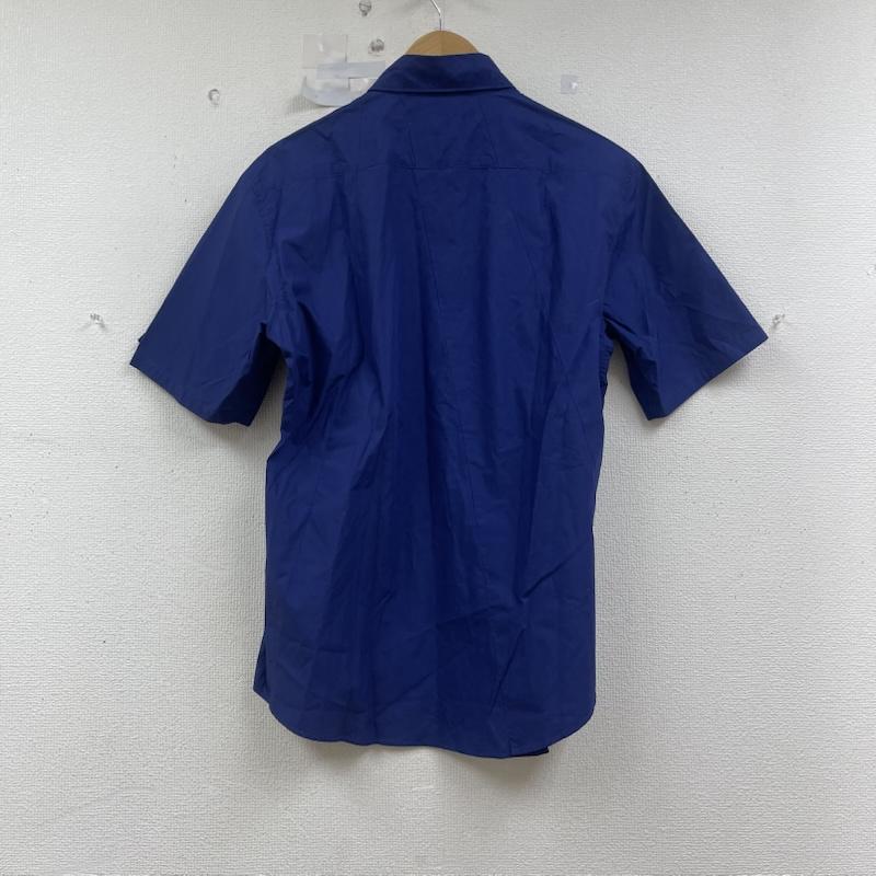 アンリアレイジ ANREALAGE シャツ、ブラウス 半袖 切替 コットン シャツ 40 紺 / ネイビー / navy メンズ USED 古着 中古 50154028