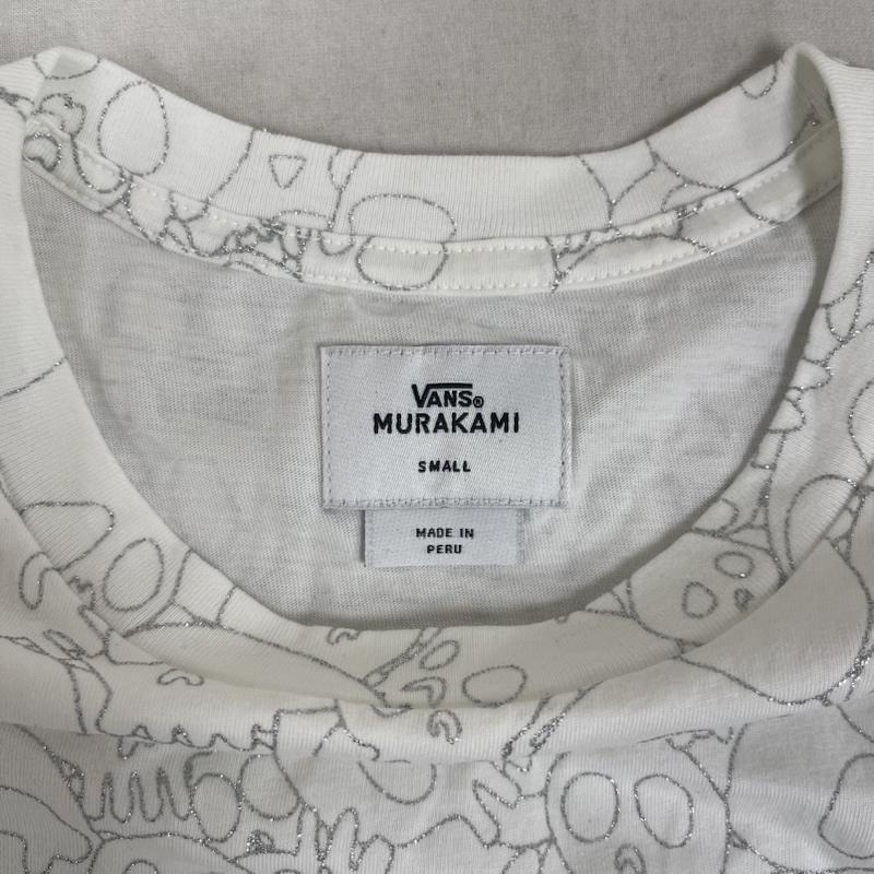 バンズ VANS Tシャツ 半袖 村上隆 スカル ドクロ ラメ T シャツ S 白 / ホワイト / white メンズ USED 古着 中古 50154032