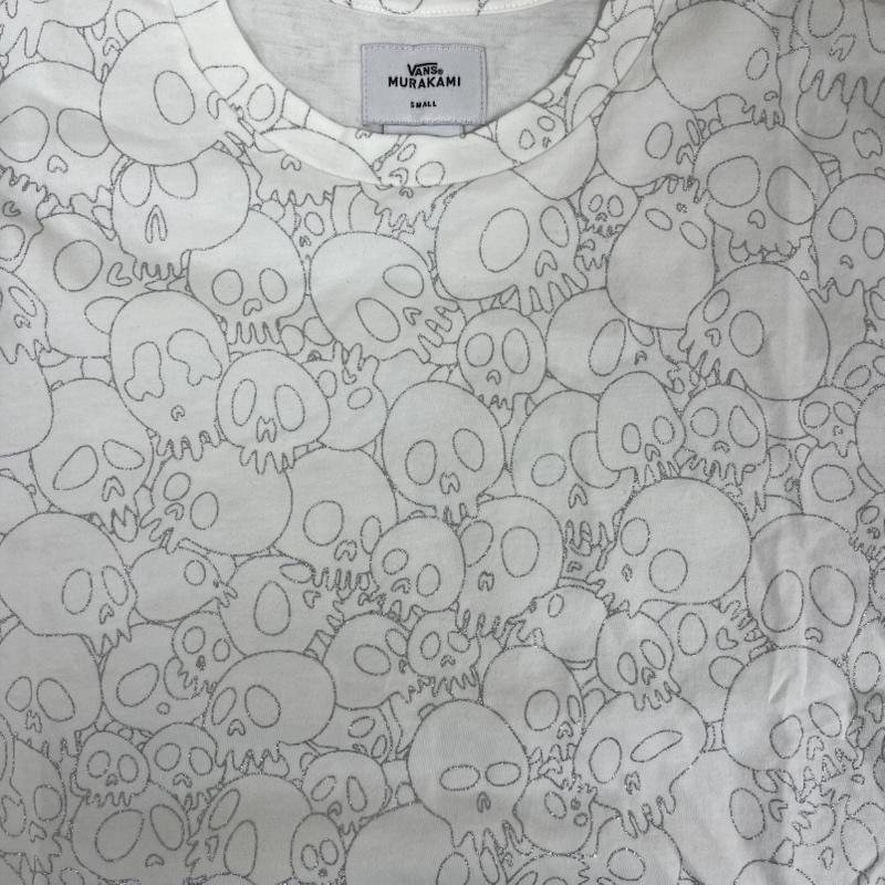 バンズ VANS Tシャツ 半袖 村上隆 スカル ドクロ ラメ T シャツ S 白 / ホワイト / white メンズ USED 古着 中古 50154032