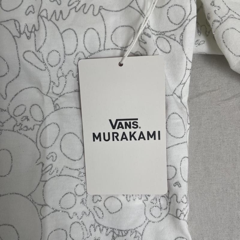 バンズ VANS Tシャツ 半袖 村上隆 スカル ドクロ ラメ T シャツ S 白 / ホワイト / white メンズ USED 古着 中古 50154032