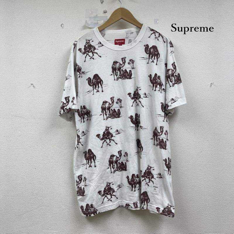 シュプリーム Supreme Tシャツ 半袖 12ss Camel 総柄 tシャツ L 白 / ホワイト / white メンズ USED 古着 中古 50154034