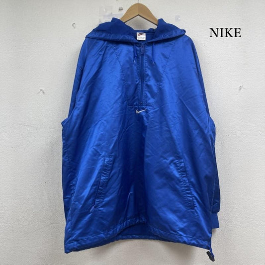 ナイキ NIKE ジャケット、上着 ジャンパー、ブルゾン 90s ナイロン ジャケット ハーフ ジップ アノラック パーカー XXL 青 / ブルー / blue メンズ USED 古着 中古 50154035