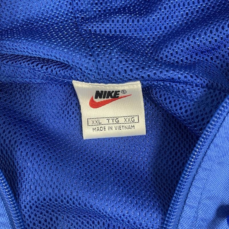 ナイキ NIKE ジャケット、上着 ジャンパー、ブルゾン 90s ナイロン ジャケット ハーフ ジップ アノラック パーカー XXL 青 / ブルー / blue メンズ USED 古着 中古 50154035