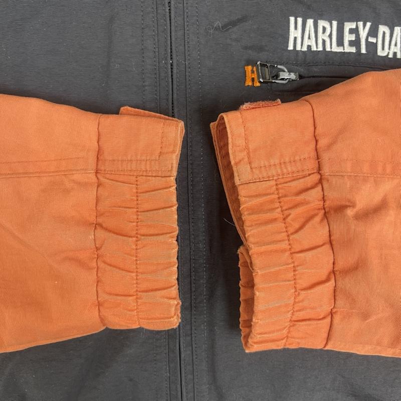 ハーレーダビッドソン Harley-Davidson ジャケット、上着 ジャンパー、ブルゾン ウインド ブレーカー ナイロン ジップ アップ ジャケット L 黒 / ブラック / black メンズ USED 古着 中古 50154037