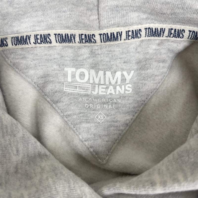 トミーヒルフィガー TOMMY HILFIGER パーカー 長袖 ロゴ 刺繍 フード パーカー dw0dw07233 XS 灰 / グレー / gray メンズ USED 古着 中古 50154039
