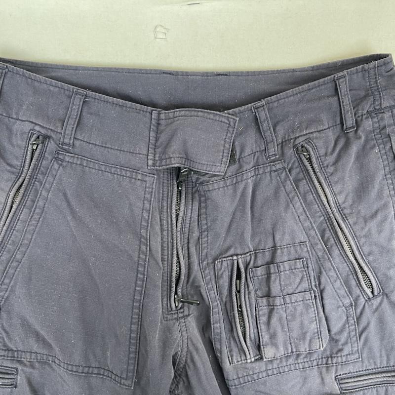 リップヴァンウィンクル ripvanwinkle パンツ サルエルパンツ 3/4 パラシュート ミリタリー ジョッパーズ パンツ 5 紺 / ネイビー / navy メンズ USED 古着 中古 50154046