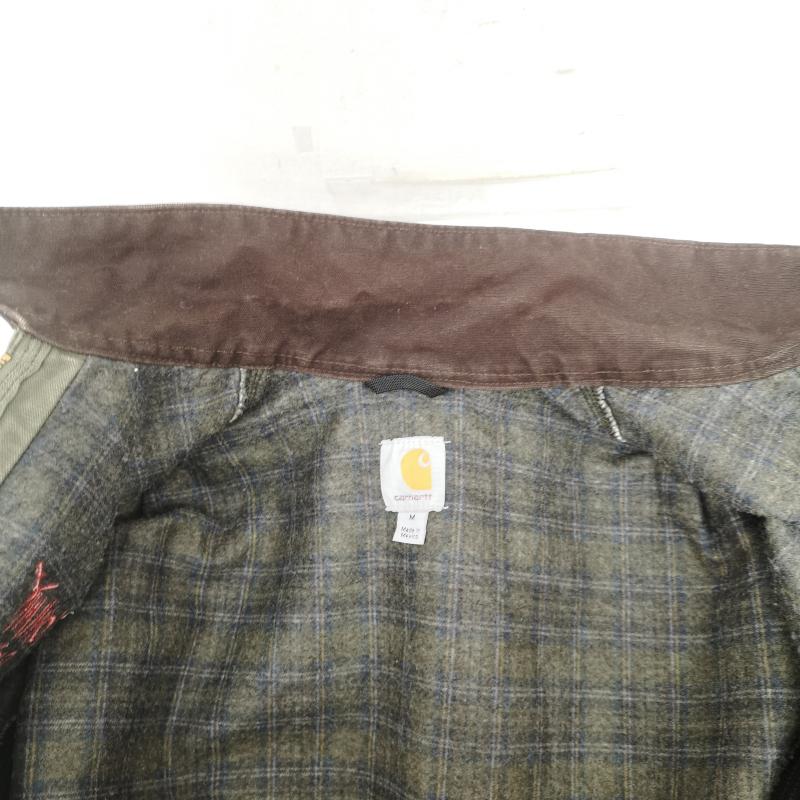 カーハート Carhartt ジャケット、上着 ジャンパー、ブルゾン TOMMY BOY STUSSY メキシコ製 Detroit デトロイト ジャケット J97 ARG M カーキオリーブ / カーキオリーブ / メンズ USED 古着 中古 50154080