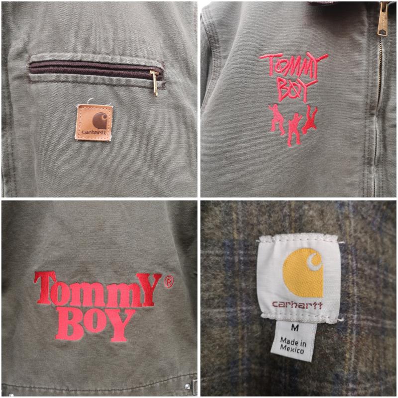 カーハート Carhartt ジャケット、上着 ジャンパー、ブルゾン TOMMY BOY STUSSY メキシコ製 Detroit デトロイト ジャケット J97 ARG M カーキオリーブ / カーキオリーブ / メンズ USED 古着 中古 50154080