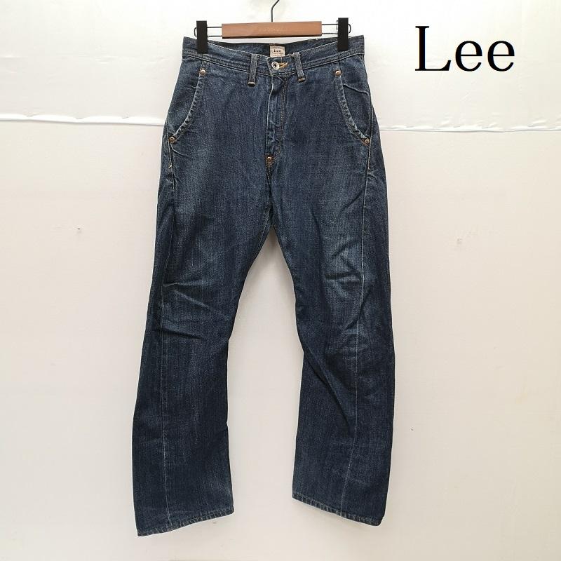 リー Lee パンツ デニム、ジーンズ 30s 復刻 立体裁断 デニム パンツ 0333 日本製 Gripper Zipper 逆パッチ 29インチ インディゴ / インディゴ / Indigo メンズ USED 古着 中古 50154083