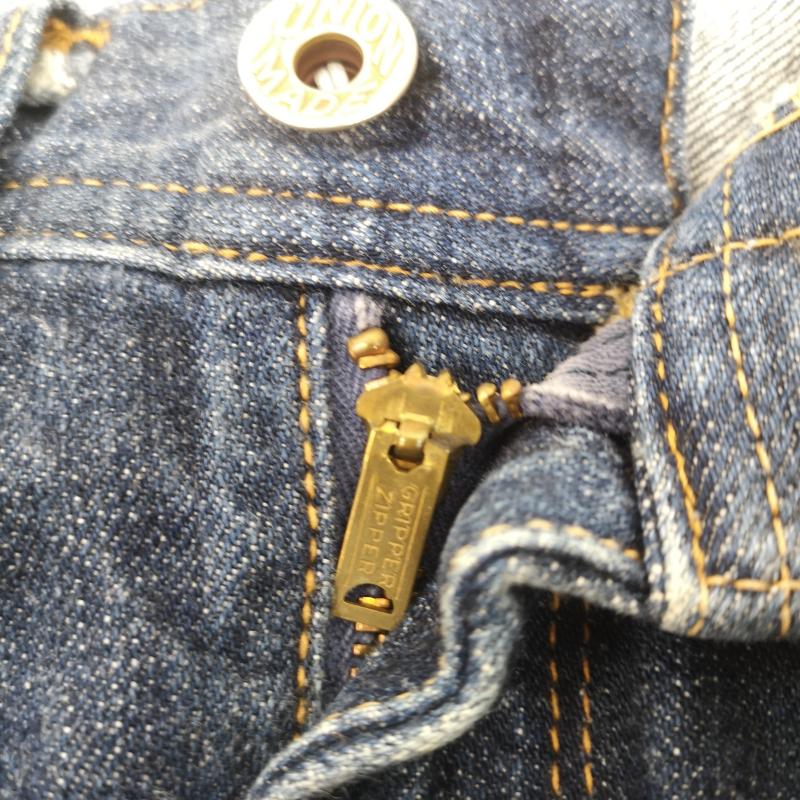 リー Lee パンツ デニム、ジーンズ 30s 復刻 立体裁断 デニム パンツ 0333 日本製 Gripper Zipper 逆パッチ 29インチ インディゴ / インディゴ / Indigo メンズ USED 古着 中古 50154083