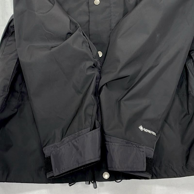 古着 USED ジャケット、上着 ジャンパー、ブルゾン BOLINI MILANO マウンテン パーカー ナイロン ジャケット ジップアップ GORE TEX ゴアテックス ユニセックス L 無地 黒 / ブラック / black メンズ USED 古着 中古 50154093
