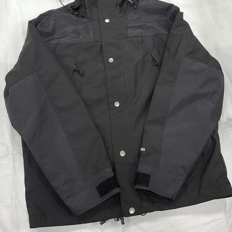 古着 USED ジャケット、上着 ジャンパー、ブルゾン BOLINI MILANO マウンテン パーカー ナイロン ジャケット ジップアップ GORE TEX ゴアテックス ユニセックス L 無地 黒 / ブラック / black メンズ USED 古着 中古 50154093