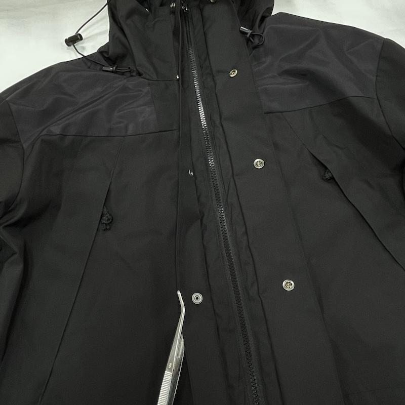 古着 USED ジャケット、上着 ジャンパー、ブルゾン BOLINI MILANO マウンテン パーカー ナイロン ジャケット ジップアップ GORE TEX ゴアテックス ユニセックス L 無地 黒 / ブラック / black メンズ USED 古着 中古 50154093