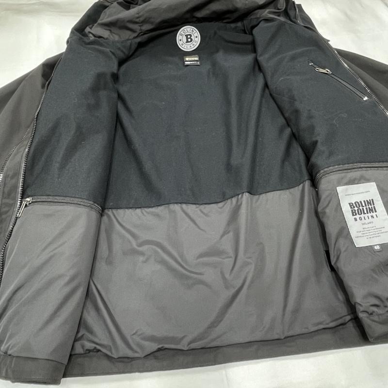 古着 USED ジャケット、上着 ジャンパー、ブルゾン BOLINI MILANO マウンテン パーカー ナイロン ジャケット ジップアップ GORE TEX ゴアテックス ユニセックス L 無地 黒 / ブラック / black メンズ USED 古着 中古 50154093