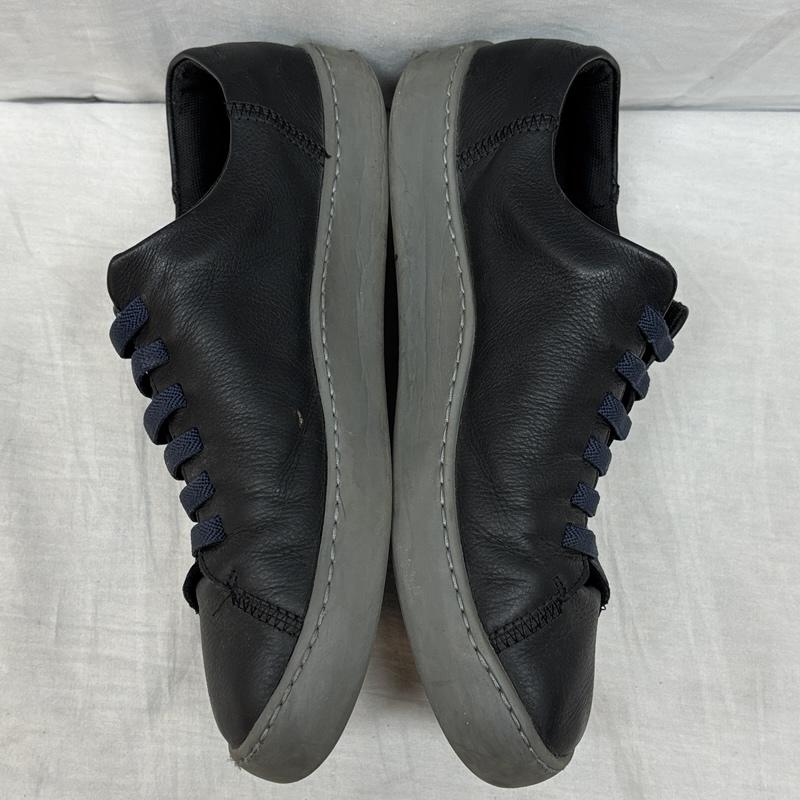 カンペール CAMPER スニーカー スニーカー K100479-001 Peu Touring ペウツーリング レザー ローカット スニーカー 25.5cm 黒 / ブラック / black X 灰 / グレー / gray メンズ USED 古着 中古 50154095