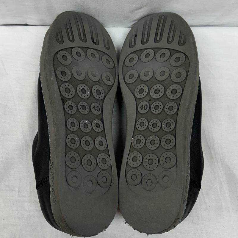 カンペール CAMPER スニーカー スニーカー K100479-001 Peu Touring ペウツーリング レザー ローカット スニーカー 25.5cm 黒 / ブラック / black X 灰 / グレー / gray メンズ USED 古着 中古 50154095