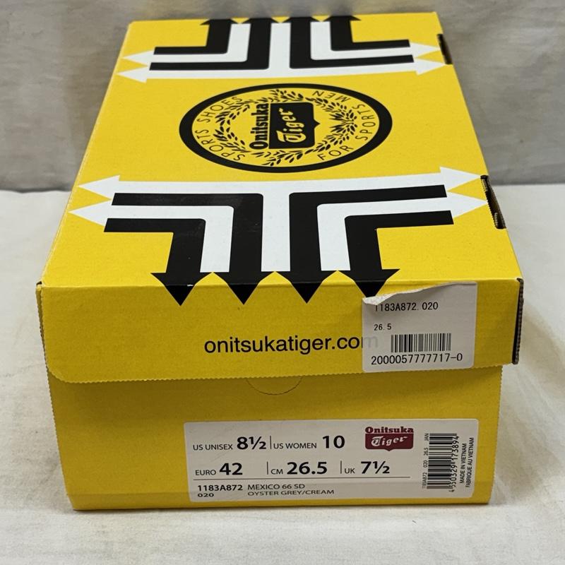 オニツカタイガー ONITSUKA TIGER スニーカー スニーカー 1183A971 メキシコ66 レザー ローカット スニーカー トリコロール 26.5cm メンズ USED 古着 中古 50154102