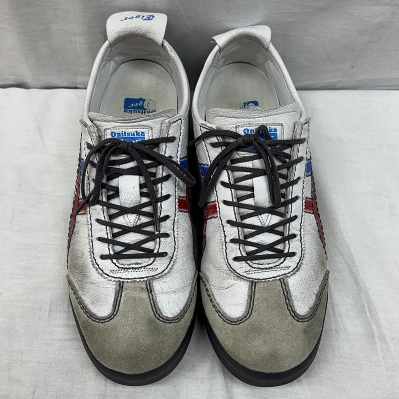 オニツカタイガー ONITSUKA TIGER スニーカー スニーカー 1183A971 メキシコ66 レザー ローカット スニーカー トリコロール 26.5cm メンズ USED 古着 中古 50154102