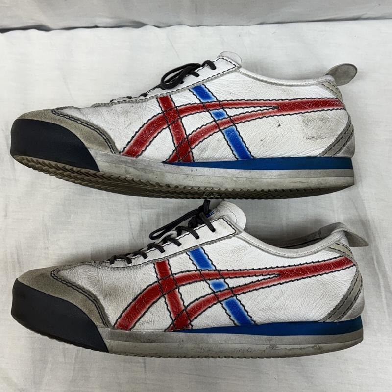 オニツカタイガー ONITSUKA TIGER スニーカー スニーカー 1183A971 メキシコ66 レザー ローカット スニーカー トリコロール 26.5cm メンズ USED 古着 中古 50154102