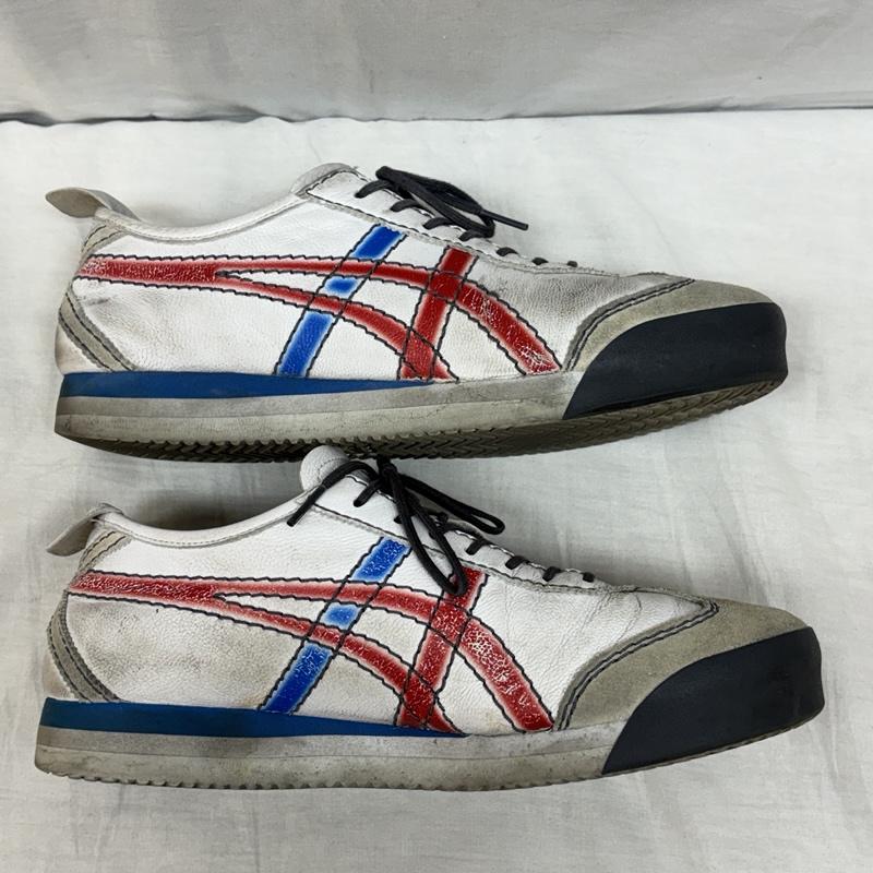 オニツカタイガー ONITSUKA TIGER スニーカー スニーカー 1183A971 メキシコ66 レザー ローカット スニーカー トリコロール 26.5cm メンズ USED 古着 中古 50154102